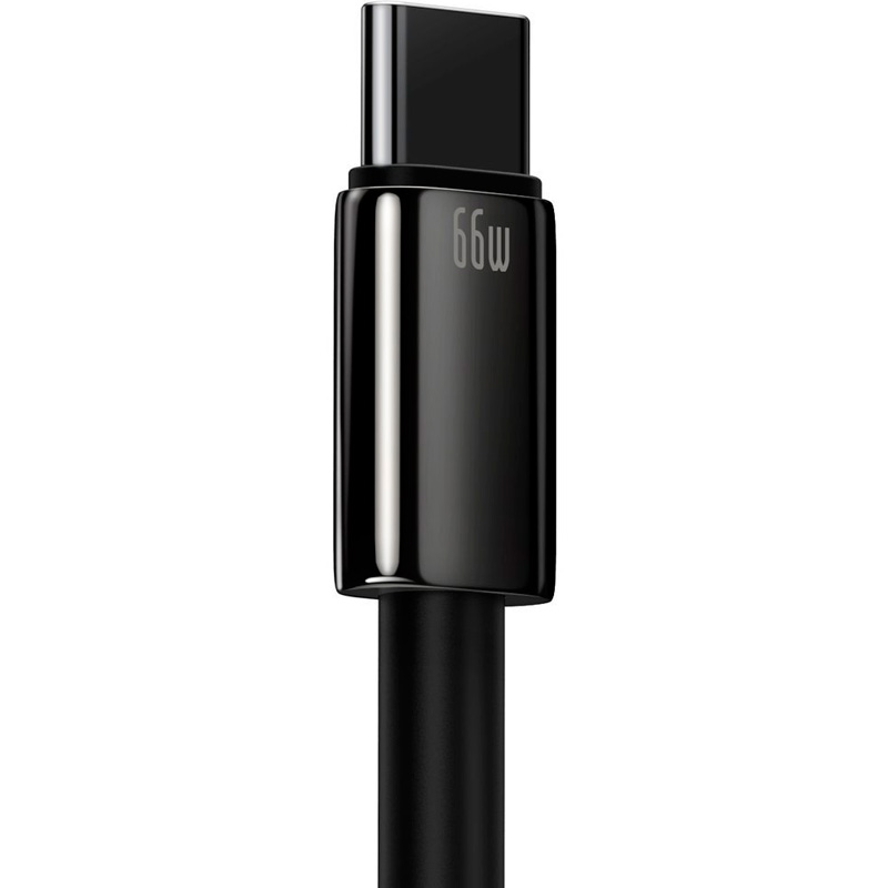 Кабель USB 2.0 A (m) - USB Type-C (m) 1м Baseus Tungsten Gold Fast Charging - Черный (CATWJ-B01)
