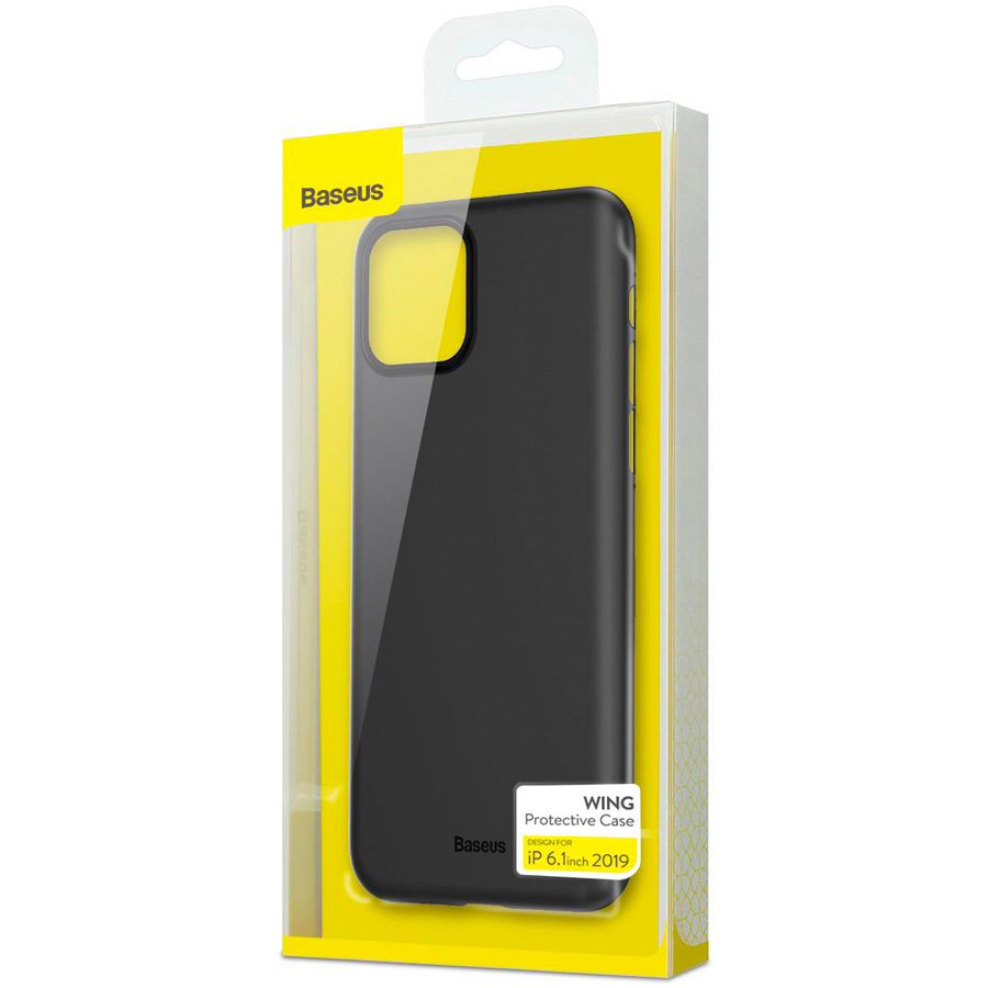 Чехол для iPhone 11 Baseus Wing - Solid Black (WIAPIPH61S-A01)