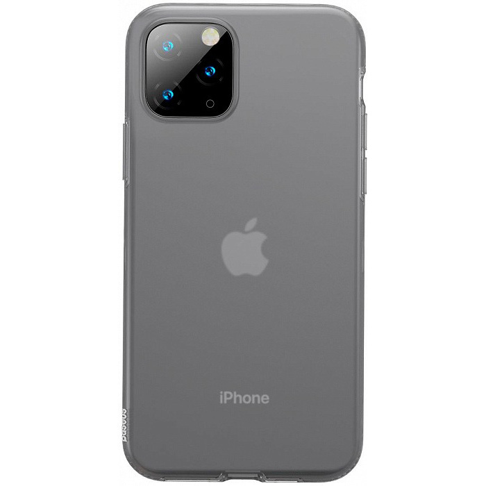 Чехол для iPhone 11 Pro Baseus Jelly Liquid Silica Gel - Дымчатый (WIAPIPH58S-GD01)