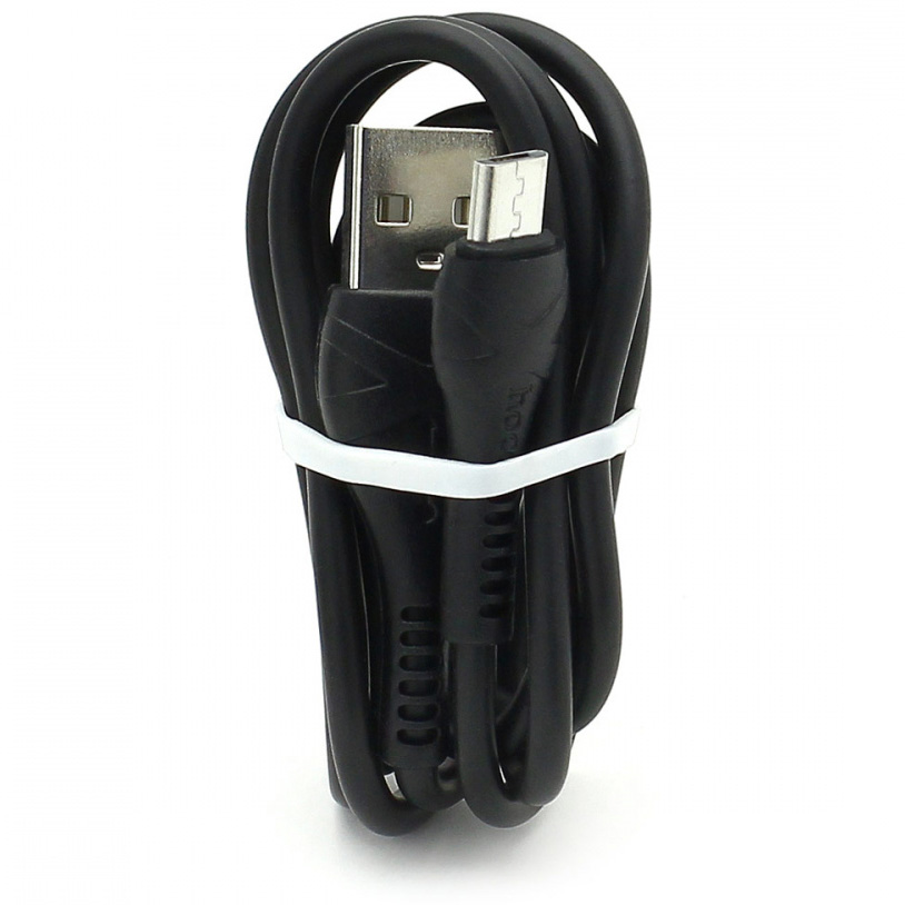 Автомобильное зарядное устройство 2xUSB с кабелем micro USB Hoco Z36 Leader - Черное
