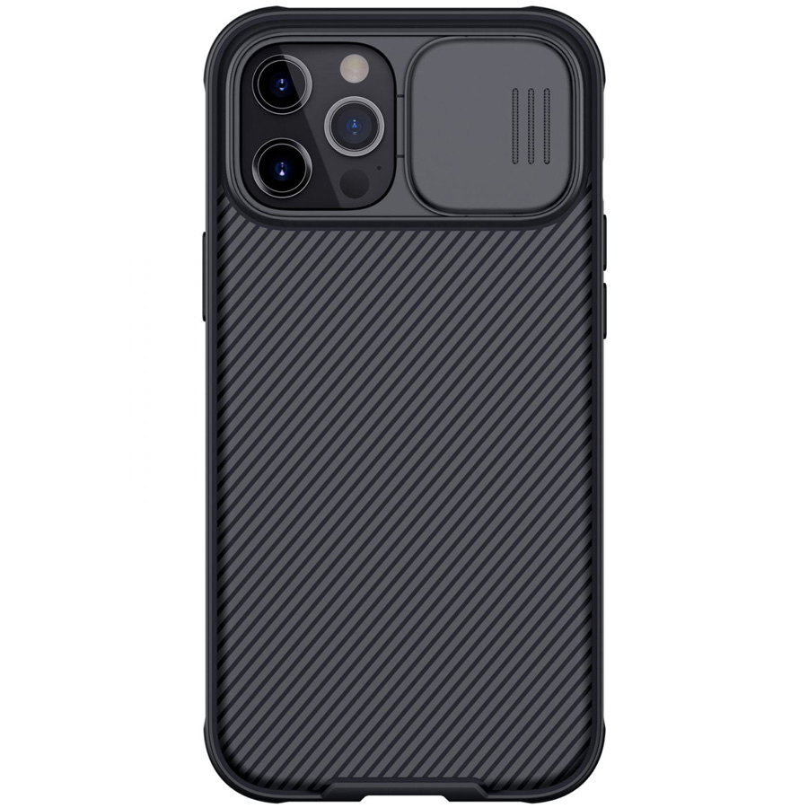 Чехол для iPhone 12 Pro Max с защитой камеры Nillkin CamShield Pro Case - Черный