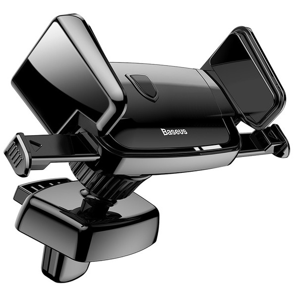 Автомобильный держатель для телефона в дефлектор Baseus Robot - Черный (SUJXS-01)