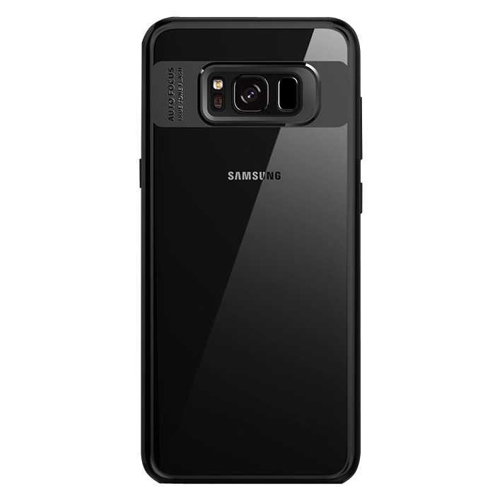 Чехол для Samsung Galaxy S8+ с прозрачной задней панелью CAFELE - Черный