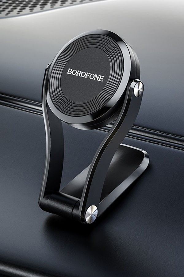 Автомобильный держатель для телефона на торпеду магнитный Borofone BH26 Keeper - Черный