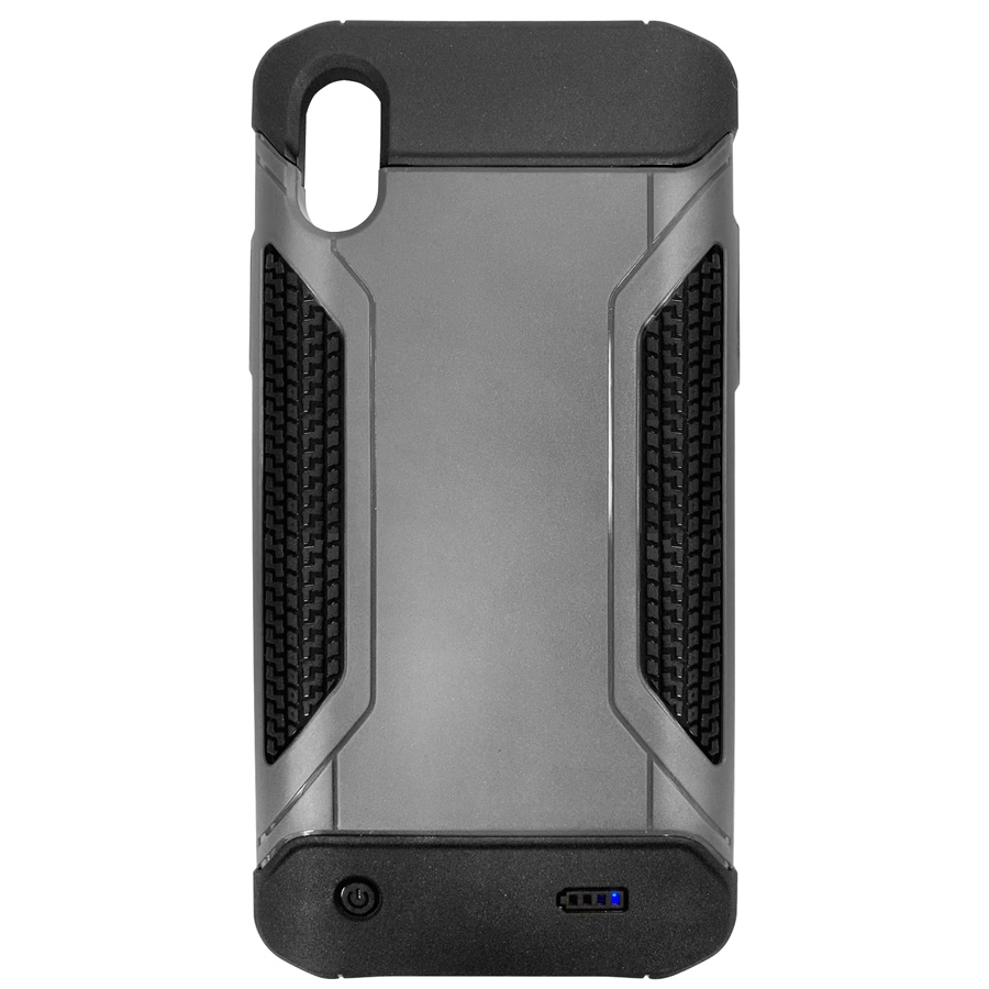 Чехол-аккумулятор для iPhone X/XS 5000мАч InnoZone - Черный/Серый