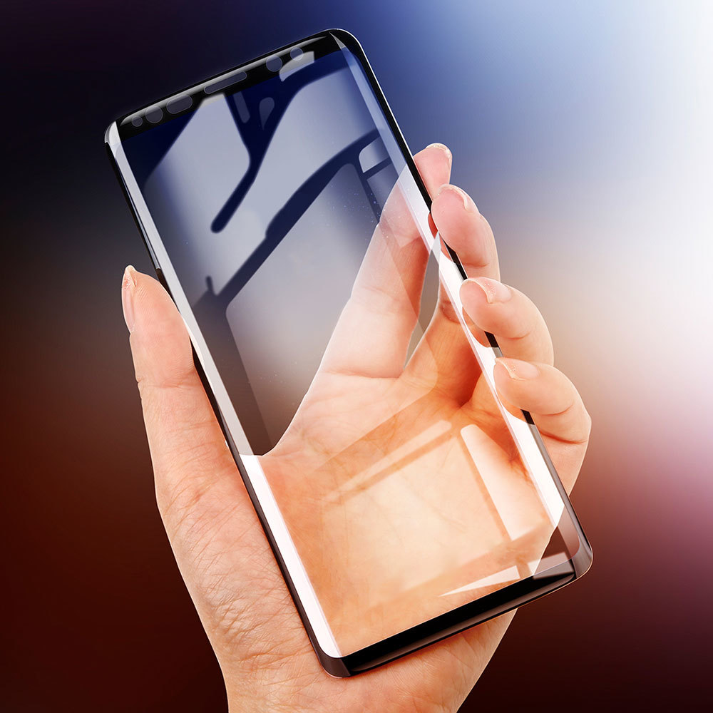 Защитное стекло для Samsung Galaxy S9 3D Baseus Arc-surface - Черное (SGSAS9-TM01)