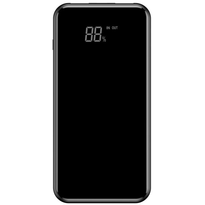 Внешний аккумулятор 8000мАч с беспроводной зарядкой Baseus Full Screen Bracket - Черный (PPALL-EX01)