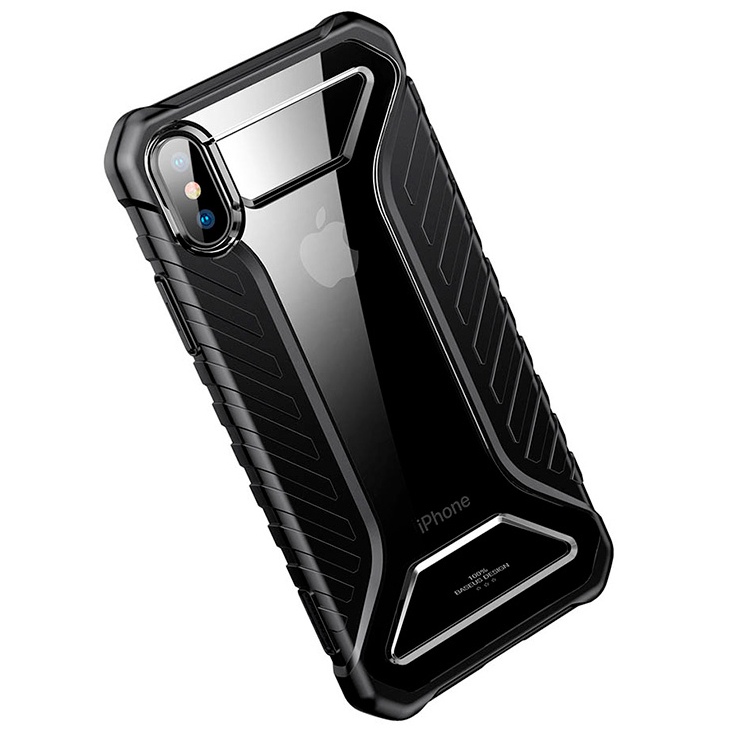 Чехол для iPhone XS Max Baseus Michelin Race Case - Черный (WIAPIPH65-MK01)