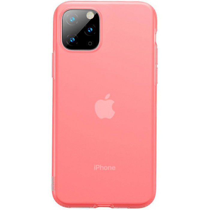 Чехол для iPhone 11 Pro Max Baseus Jelly Liquid Silica Gel - Красный (WIAPIPH65S-GD09)
