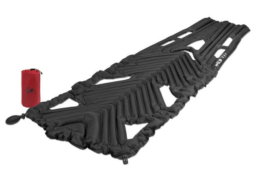 Надувной туристический коврик Klymit Inertia XL pad - Черный (06XLBK01D)
