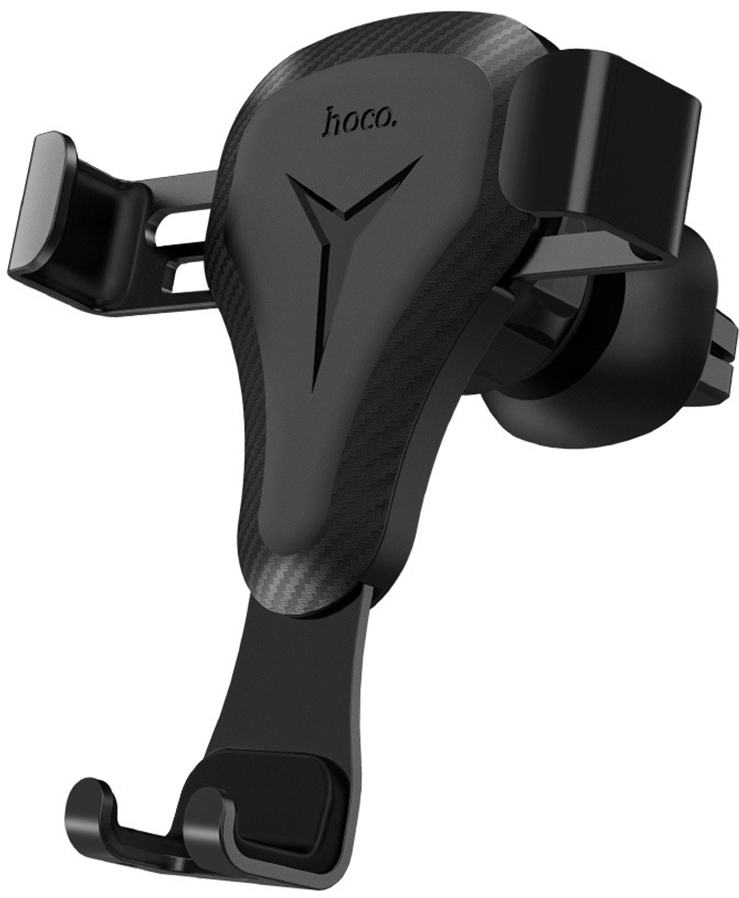 Автомобильный держатель для телефона в дефлектор Hoco CA29 - Черный