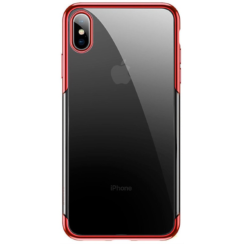 Чехол для iPhone XS Max Baseus Glitter - Красный (WIAPIPH65-DW09)