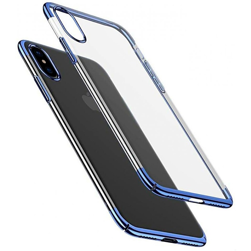 Чехол для iPhone X Baseus Glitter - Синий (WIAPIPHX-DW03)