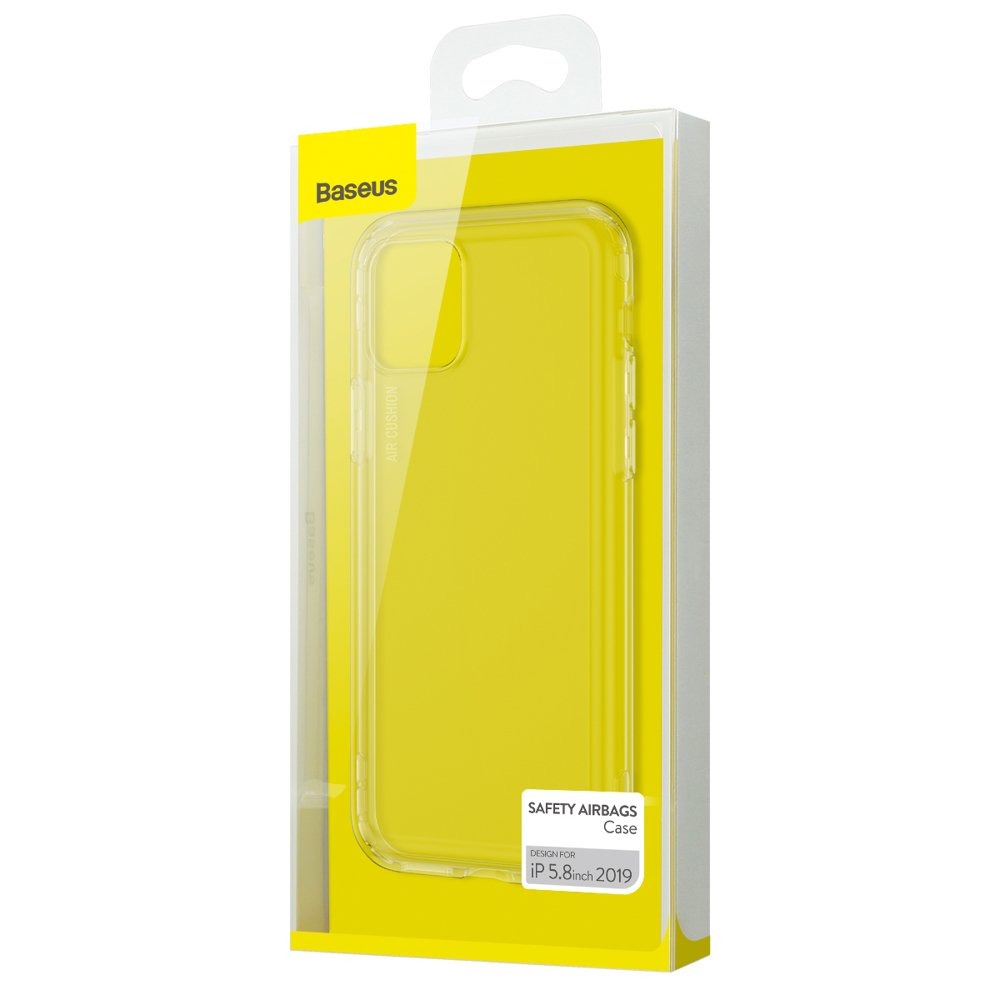 Чехол для iPhone 11 Pro Baseus Safety Airbags - Прозрачный (ARAPIPH58S-SF02)