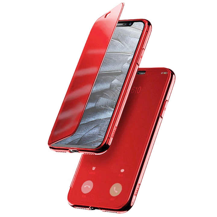 Чехол-книжка для iPhone XR с сенсорной крышкой Baseus Touchable Case - Красный (WIAPIPH61-TS09)