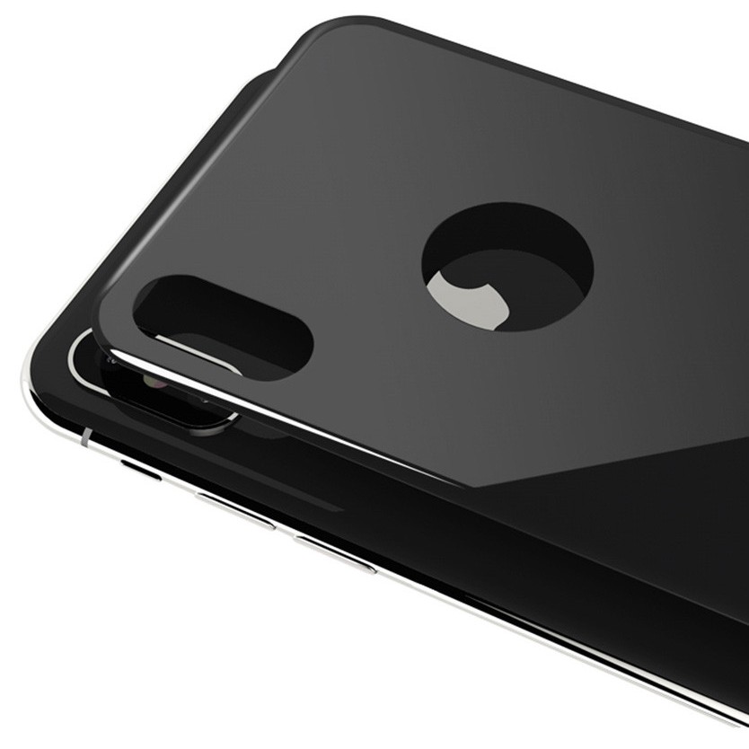 Защитное стекло для iPhone X/XS на заднюю панель 3D InnoZone - Черное