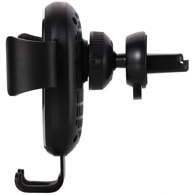 Автомобильный держатель для телефона в дефлектор с беспроводной быстрой зарядкой Remax RM-C38 - Черный