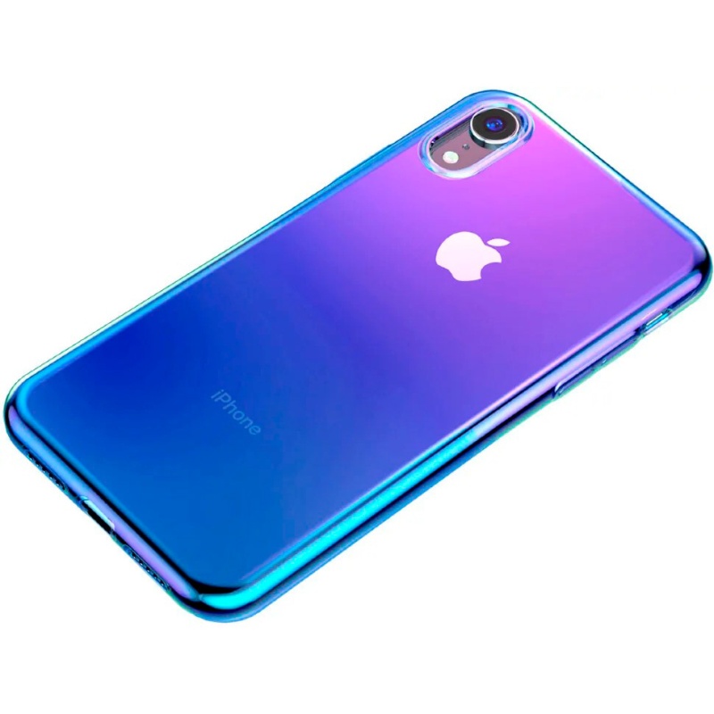 Чехол для iPhone XR Baseus Glow - Синий (WIAPIPH61-XG03)