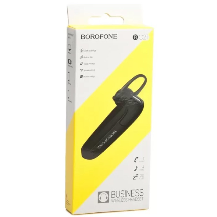 Гарнитура Bluetooth Borofone BC21 Encourage Sound Business - Черная