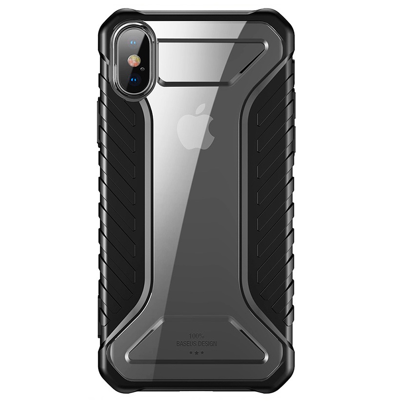 Чехол для iPhone X/XS Baseus Michelin Race Case - Черный (WIAPIPH58-MK01)