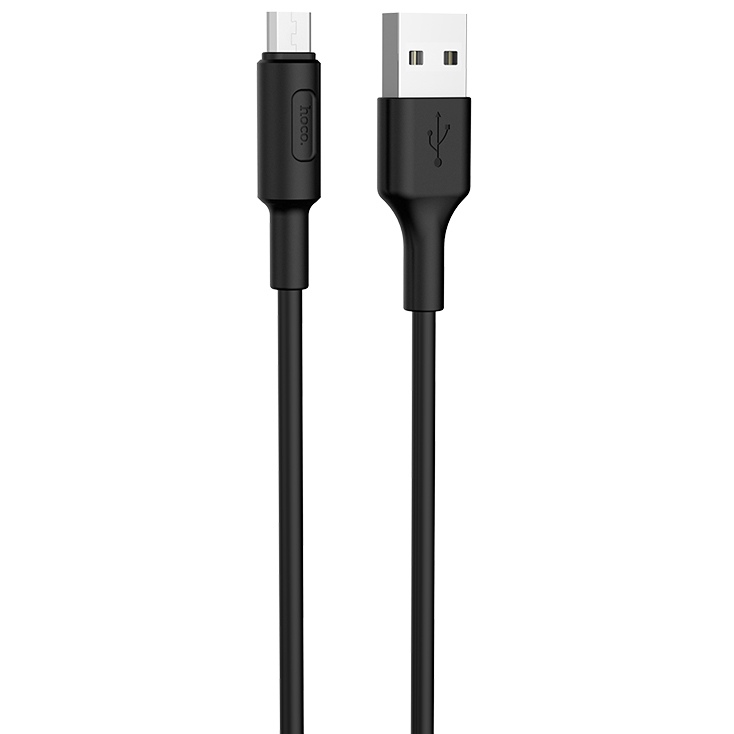 Кабель USB 2.0 A (m) - micro USB 2.0 B (m) 1м Hoco X25 - Черный