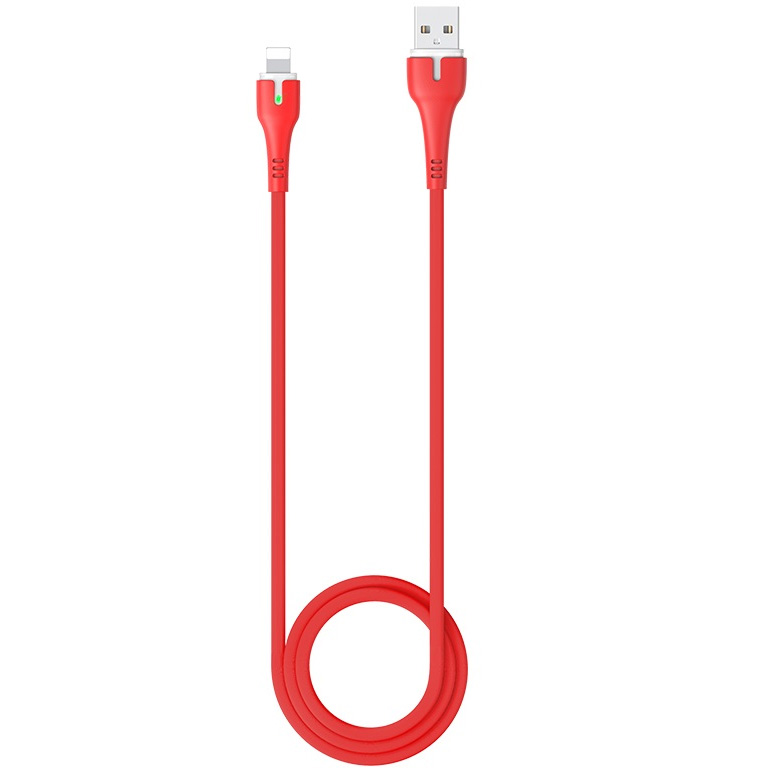 Кабель USB 2.0 A (m) - Lightning (m) 1м Hoco X45 Surplus - Красный