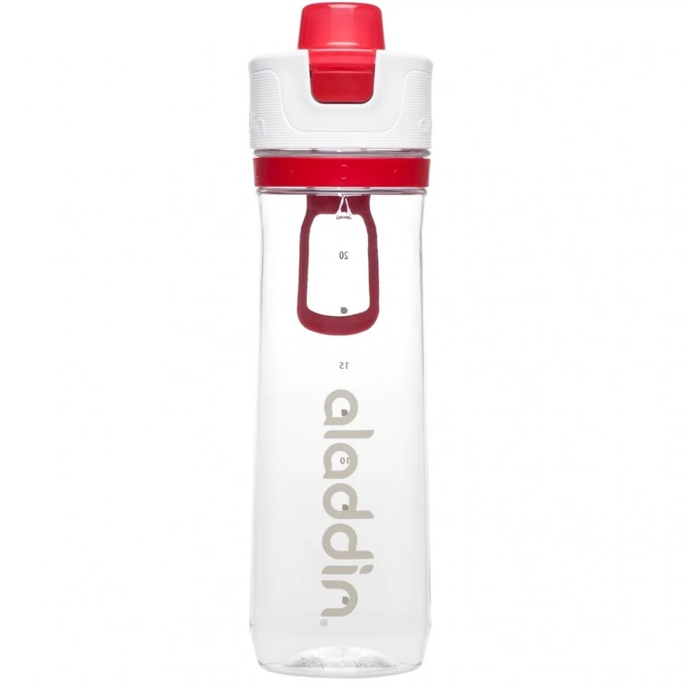 Бутылка для воды 0.8л Aladdin Active Hydration - Красная (10-02671-003)