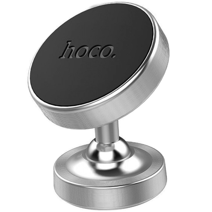 Автомобильный держатель для телефона на торпеду магнитный Hoco CA36 Plus - Серебристый
