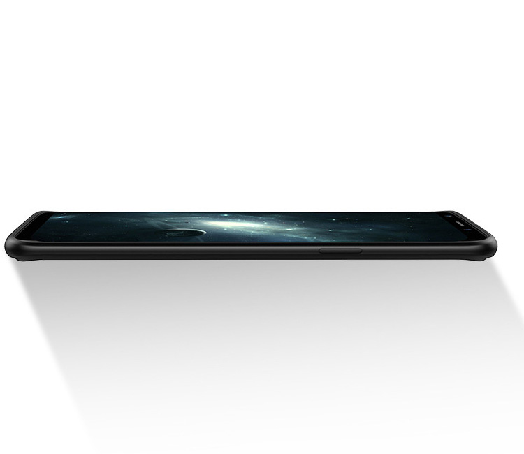 Чехол для Samsung Galaxy S9 с прозрачной задней панелью InnoZone - Черный