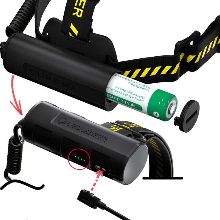 Фонарь налобный LED Lenser H7R Work (502195) – купить в магазине Audio-drive