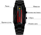 Основные функции часов SKMEI 1035 - Черные