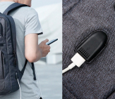 Внешний USB порт в рюкзаке Mark Ryden MR8081 - Серый