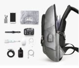 Вместительность однолямочного рюкзака Mark Ryden MRK9084 - Серый