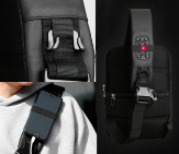 Крепление для смартфона в однолямочном рюкзаке Mark Ryden MRK9084 - Черный