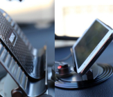 Удобная фиксация смартфона на держателе Remax RC-FC2 Letto - Черный