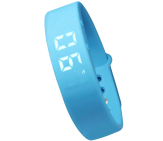 Термометр в фитнес-браслете SKMEI W5 - Голубой