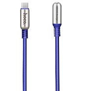 Кабель USB 2.0 A (m) - micro USB 2.0 B (m) 1.2м угловой Hoco U17 Capsule - Синий
