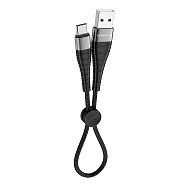 Кабель USB 2.0 A (m) - USB Type-C (m) 0.25м Borofone BX32 Munificent - Черный
