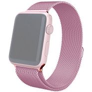 Ремешок для Apple Watch 1-6/SE 38/40 мм миланская петля InnoZone - Розовый (APWTMS38-16)