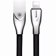 Кабель USB 2.0 A (m) - Lightning (m) 1м Baseus Zinc Fabric Cloth Weaving - Черный (CALXN-01)
