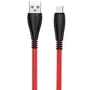Кабель USB 2.0 A (m) - micro USB 2.0 B (m) 1м Borofone BX38 Cool - Красный