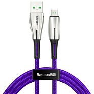 Кабель USB 2.0 A (m) - micro USB 2.0 B (m) 1м Baseus Waterdrop - Фиолетовый (CAMRD-B05)