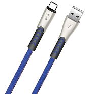 Кабель USB 2.0 A (m) - USB Type-C (m) 1.2м Hoco U48 Superior Speed - Синий