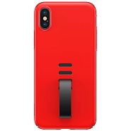 Чехол для iPhone X Baseus Little Tail - Красный/Черный (WIAPIPHX-WB09)