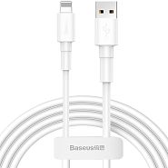 Кабель USB 2.0 A (m) - Lightning (m) 1м Baseus Mini White - Белый (CALSW-02)