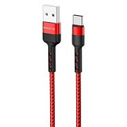 Кабель USB 2.0 A (m) - USB Type-C (m) 1м Borofone BX34 Advantage - Красный