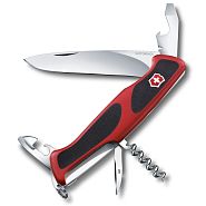 Нож перочинный 130мм Victorinox RangerGrip 68 - Красный/Черный (0.9553.C)