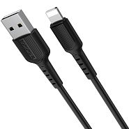 Кабель USB 2.0 A (m) - Lightning (m) 1м Borofone BX16 Easy - Черный