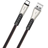Кабель USB 2.0 A (m) - USB Type-C (m) 1.2м Hoco U48 Superior Speed - Черный