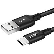 Кабель USB 2.0 A (m) - USB Type-C (m) 1м Hoco X14 - Черный